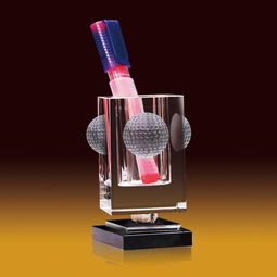 西安水晶筆筒紀念品水晶筆筒辦公用品定做 單位領導會議禮品